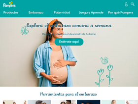 'pamperslatam.com' screenshot