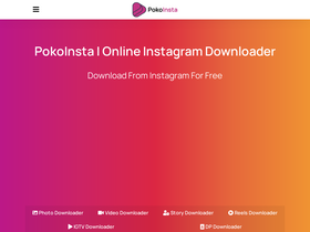 'pokoinsta.com' screenshot