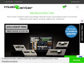 'musiccenter.pl' screenshot