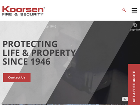 'koorsen.com' screenshot