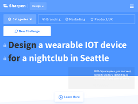 'sharpen.design' screenshot