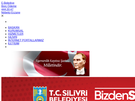 'silivri.bel.tr' screenshot