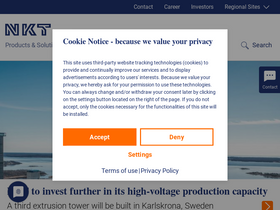 'nkt.com' screenshot