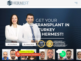 'hermestclinic.com' screenshot