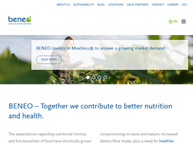 'beneo.com' screenshot