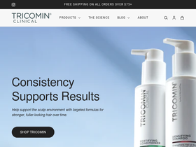 tricominclinical.com homepage screenshot