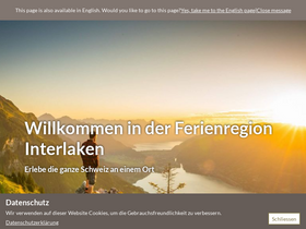'interlaken.ch' screenshot