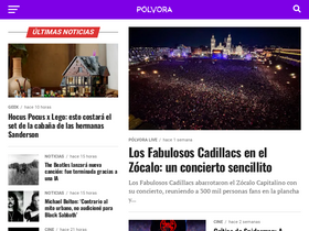 'polvora.com.mx' screenshot