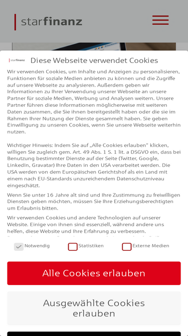Starfinanz De Analytics Market Share Stats Traffic Ranking