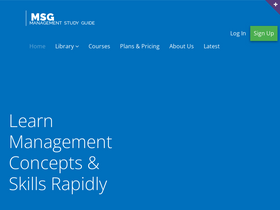 'managementstudyguide.com' screenshot