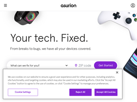 'asurion.com' screenshot