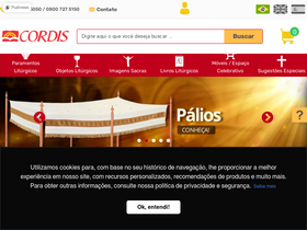 'cordis.com.br' screenshot