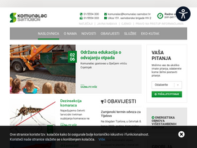 'komunalac-samobor.hr' screenshot