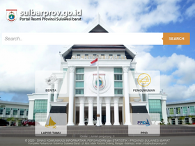 'dtphp.sulbarprov.go.id' screenshot