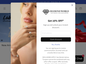 diamondworldga.com homepage screenshot
