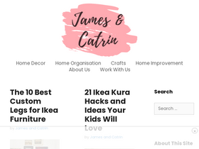 'jamesandcatrin.com' screenshot