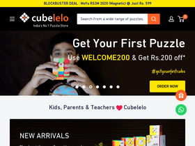 'cubelelo.com' screenshot