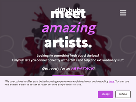 'dillyhub.com' screenshot