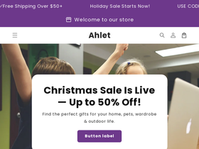 Ahlet website screenshot