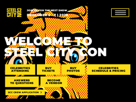 'steelcitycon.com' screenshot