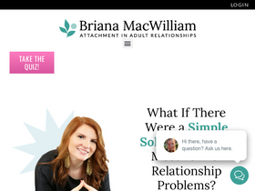 'brianamacwilliam.com' screenshot