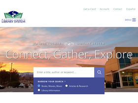 'washoecountylibrary.us' screenshot