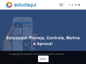 'estudaqui.com' screenshot