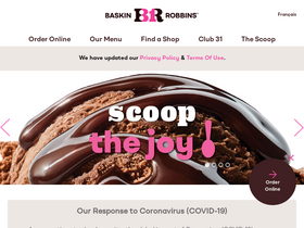 'baskinrobbins.ca' screenshot