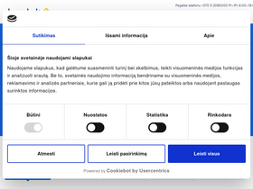 'skrendu.lt' screenshot
