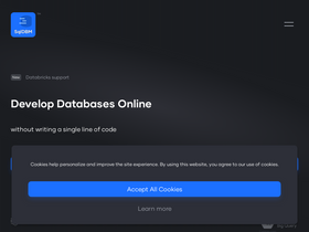 'sqldbm.com' screenshot