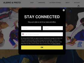 albinoandpreto.com homepage screenshot
