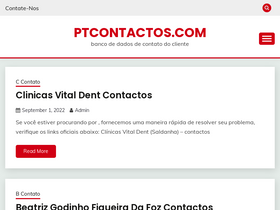 'ptcontactos.com' screenshot