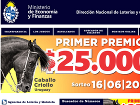 'loteria.gub.uy' screenshot