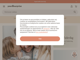 'yoursurprise.nl' screenshot
