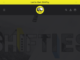 shiftiesgoggles.com homepage screenshot