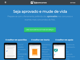 'tecconcursos.com.br' screenshot