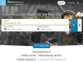 'newspapers.com' screenshot