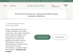 'bergamotte.fr' screenshot