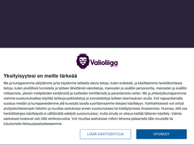 'valioliiga.com' screenshot