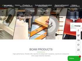 'bcamcnc.com' screenshot
