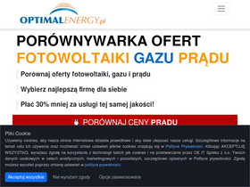 'optimalenergy.pl' screenshot
