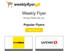 'weeklyflyer.com' screenshot