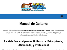 'manualguitarraelectrica.com' screenshot