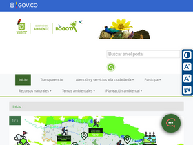 'ambientebogota.gov.co' screenshot