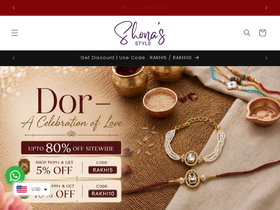 shonasstyle.com homepage screenshot