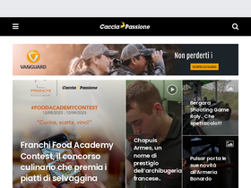 'cacciapassione.com' screenshot