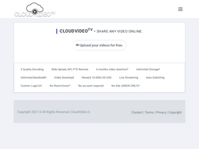 'cloudvideo.tv' screenshot
