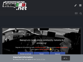 'drivingitalia.net' screenshot