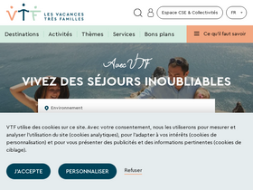 'vtf-vacances.com' screenshot