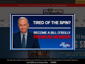 'billoreilly.com' screenshot